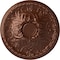 Ekena Millwork Tristan Ceiling Medallion (Fits Canopies up to 5 1/2"), Hand-Painted Copper Penny, 26"OD x 3"P CM26TNCPS - alternate 1